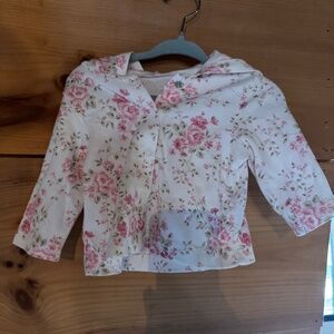 Baby floral hoodie - 3 months
